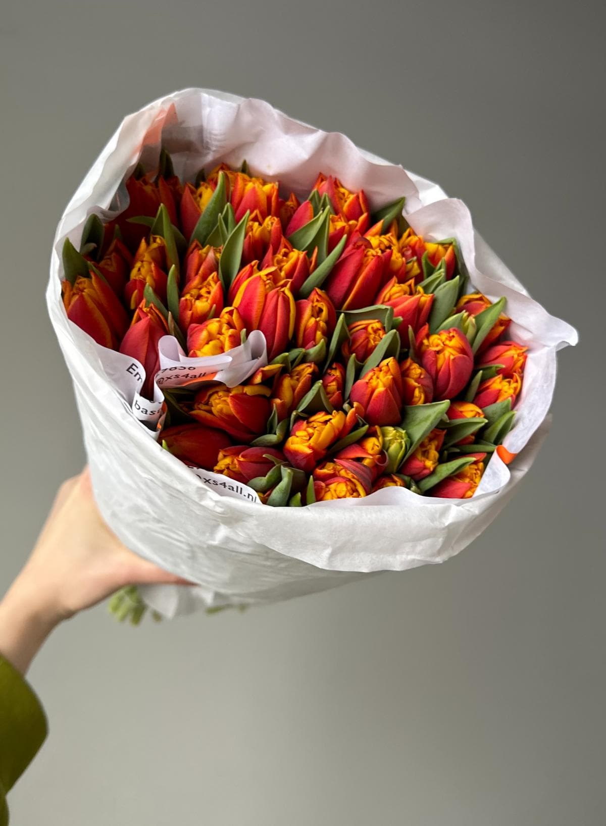 Тюльпаны #805 Пионовидный "Рыжие"