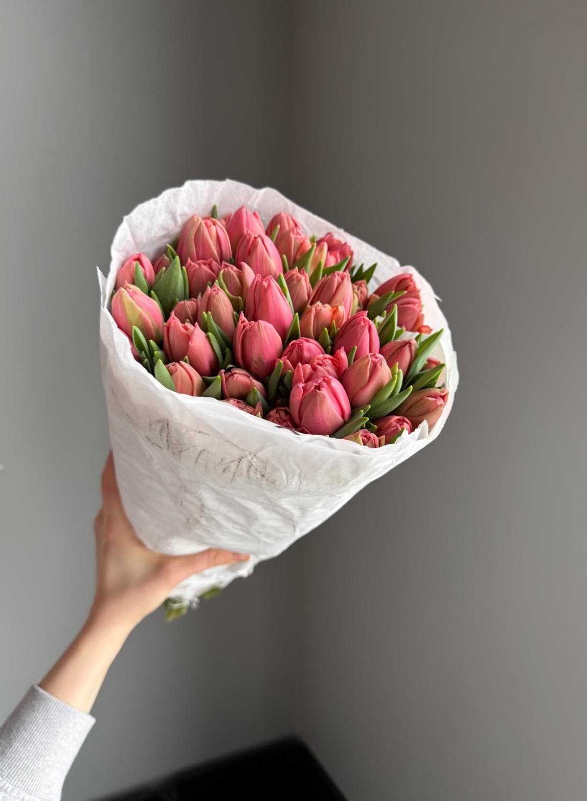 Тюльпаны #807 Пионовидный "Лососевый"