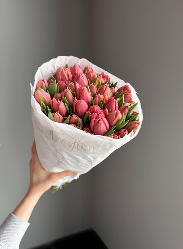 Тюльпаны #807 Пионовидный "Лососевый"